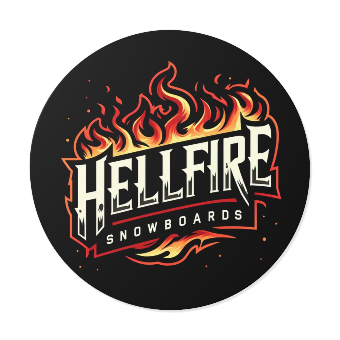 Fireball Vinyl Sticker